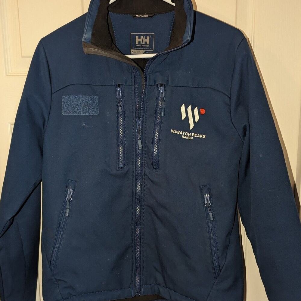 Helly Hansen Women's XS Blue ski jacket Softshell Exclusive Ski Ranch Utah
